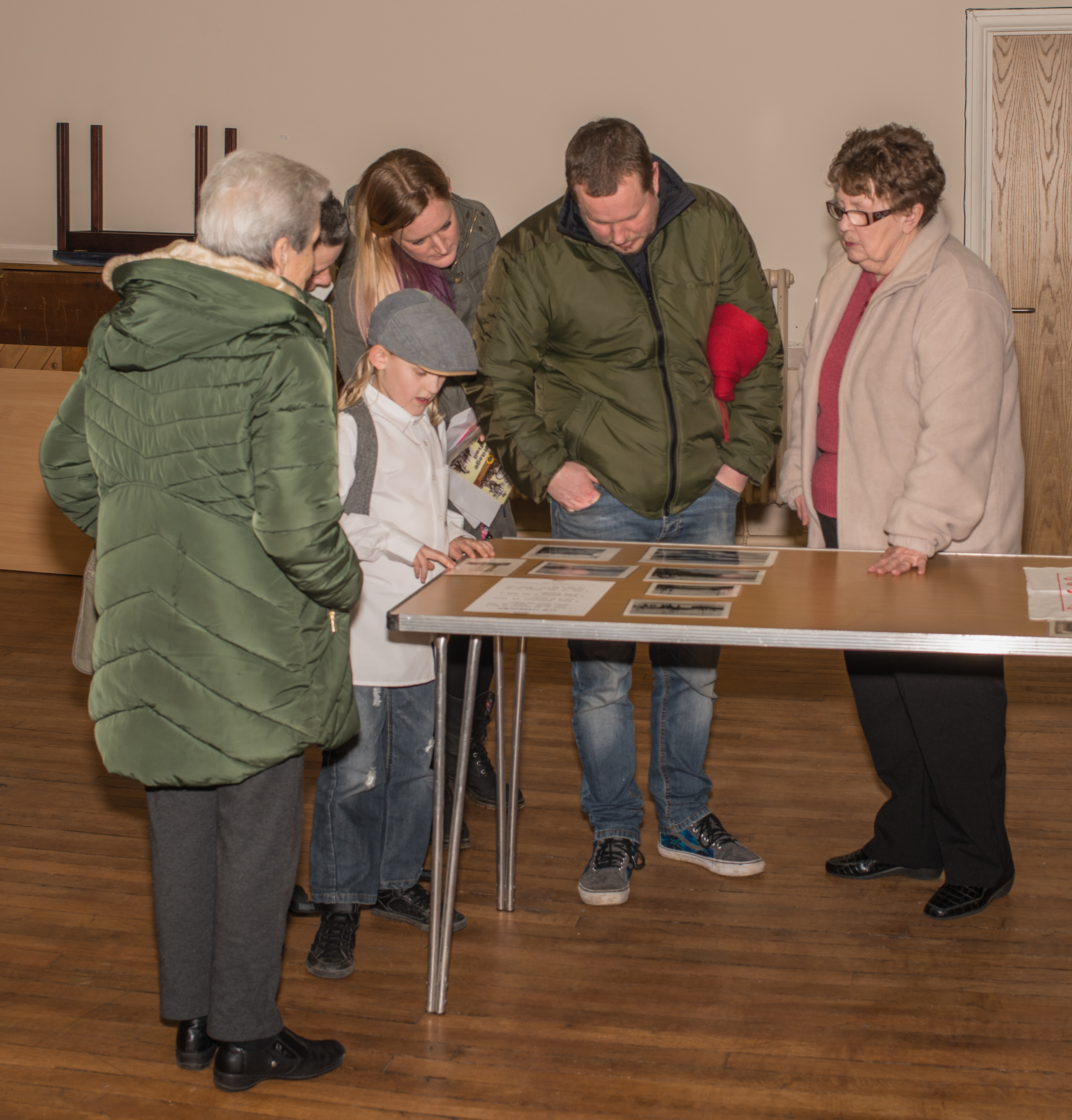 The project launch, examining the artefacts